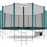  INLEA PREMIUM Jump Trampolin 500 cm s vanjskom zaštitnom mrežom - tamnozelena | shoptok.hr
