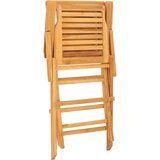  Sklopive vrtne stolice 8 kom 56x63x90 cm od masivne tikovine | shoptok.hr