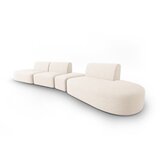 Milo Casa Bež sedežna garnitura iz šenilje desni kot 428 cm Paolo – | Shoptok.si