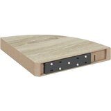  Plutajuća kutna polica boja hrasta 25 x 25 x 3,8 cm MDF | shoptok.hr