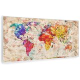 Klarstein Wonderwall Air Art Smart, infrardeči grelnik, barvni zemljevid, 120 x 60 cm, 700 W Cene