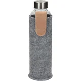 Steklenička spring 600ml filc siva PROMOCIJA