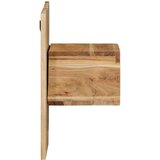  Noćni ormarić 50x27x50 cm puno drvo bagrem | shoptok.hr