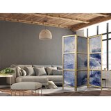  Japanski paravan - Italian Landscape - Lake Como Painted in Shades of Blue 135x172 | shoptok.hr