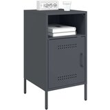 vidaXL Nočna omarica 2 kosa antracit 36x39x68 cm hladno valjano jeklo | Shoptok.si