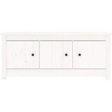 Ormarić za cipele bijeli 110 x 38 x 45,5 cm od masivne borovine | shoptok.hr
