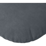  Jastučići za sjedenje 2 pcs Tamno siva Ø 40 x 13 cm Baršun | shoptok.hr