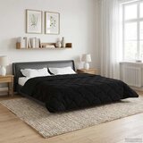  Zimska pokrivača Crna 200 x 220 cm Mikrofibra i teddy flis | shoptok.hr