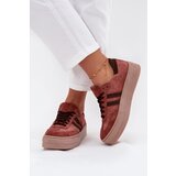 Zazoo Women's Suede Sneakers on Platform | Shoptok.si