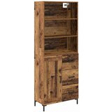 vidaXL Visok predalnik Star les 69,5 x 34 x 180 cm Konstruiran les, (5000108197) | Shoptok.si