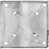 vidaXL Talne konice 6 kosov srebrne 14x14x91 cm pocinkano jeklo | Shoptok.si