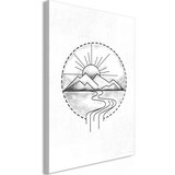  Slika - Mountain Drawing (1 Part) Vertical 40x60 Cijene