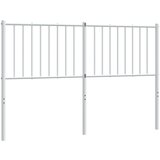 vidaXL Kovinsko vzglavje belo 135 cm, (20788269) Cene