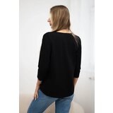 Kesi Blouse with 3D Watch graphics black | shoptok.hr