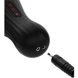PDX Elite Rotobator - prozirna-crna umjetna vagina | shoptok.hr