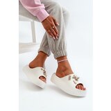 Boto Women's Lightweight Foam Sandals With Decorations White Orchia | Shoptok.si