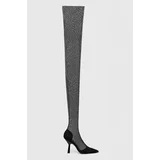 Patrizia Pepe Elegantni škornji ženski, črna barva, 8Y0086 L048 K103