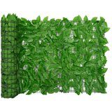 Balkonski zaslon sa zelenim lišćem 200 x 75 cm | shoptok.hr