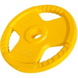 Gumirani olimpijski teg 15 kg Žuti | Eponuda.com
