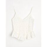 Sinsay Ažurirana bluza na naramenice | shoptok.hr