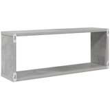  Kockaste zidne police 6 kom boja betona 60 x 15 x 23 cm drvene | Eponuda.com