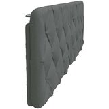 vidaXL Vzglavna stranica temno siva 180 cm blago | Shoptok.si