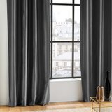Douceur d intérieur Temno siva zavesa iz mikrosatena 140x240 cm Shana – | Shoptok.si