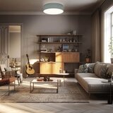  stropno svetlo 2xE27/40W/230V prečnik 38 cm sivo | Eponuda.com