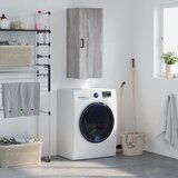 Maison Chic Stenska omarica - Zidna omarica siva sonoma 34,5x34x90 cm iu124, (22062919) | Shoptok.si