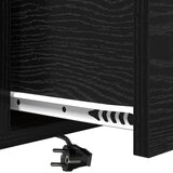  Noćni ormar Crni hrast 40 x 31 x 60 cm Konstruirano drvo | Eponuda.com