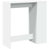 vidaXL Barski stol s držačima bijeli 101x40x103,5 cm drveni Cijene