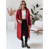 DStreet Kurtka zimowa damska WARMISSA pikowana bordowa | Shoptok.si