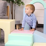  Jastučići za penjanje, mekane igračke, 10-dijelni set jastučića za dijete, poligon (pastelne boje) | shoptok.hr