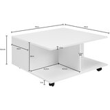 MID.YOU klubska miza couchtisch | Shoptok.si