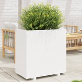vidaXL Vrtna sadilica bijela 70x40x72 5 cm od masivne borovine Cijene