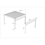 Gardenson Rolo Za Pergolo Rollo, Bela, 370,5cm | Shoptok.si