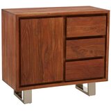 Premier Housewares Komoda od masivnog bagrema u tamnoj prirodnoj boji 92x82x40 cm Simla – | shoptok.hr