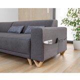Miuform Siva sklopiva/s prostorom za odlaganje kutna garnitura (s lijevim kutom/u obliku slova L) Classy Sophie – | shoptok.hr