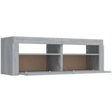 TV omarica z LED lučkami siva sonoma 120x35x40 cm, (20732493) | Shoptok.si