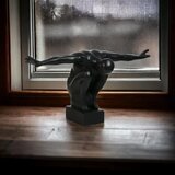  Stona dekoracija 19,5x16x38,5 cm smola/crna | Eponuda.com