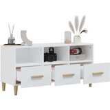 TV ormarić bijeli 102 x 36 x 50 cm od konstruiranog drva | shoptok.hr