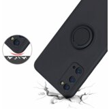 Onasi Silikonski ovitek Liquid Ring za Samsung Galaxy A04s / Samsung Galaxy A13 5G A136 - črn | Shoptok.si