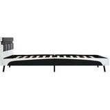  Okvir za krevet od umjetne kože s LED svjetlom crni 140x200 cm | shoptok.hr