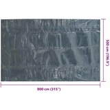 Plutajući PE solarni pokrov za bazen 800 x 500 cm crno-plavi | shoptok.hr