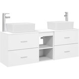  Set ormarića za kupaonicu 3 kom. Bijela 53 x 34,5 x 63 cm | shoptok.hr
