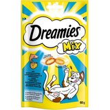 Dreamies Mix mačji prigrizek - Varčno pakiranje: losos in sir (6 x 60 g) | shoptok.hr