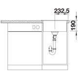 Blanco DALAGO 45 NEŽNOBELA 465x510/190 mm | ePonuda.com