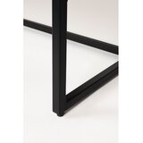 White Label Rjava nizka komoda iz masivnega tika 135x82 cm Webster – | Shoptok.si