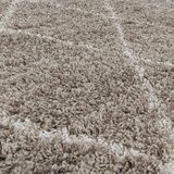 XXXL Preproga Z Visokim Florom Alvor, Bež, 140x200cm | Shoptok.si