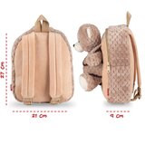  RUKSAK MINI S ODVOJIVIM PLIŠANCEM MILLY BEAR PERLETTI 13038 | Shoptok.si